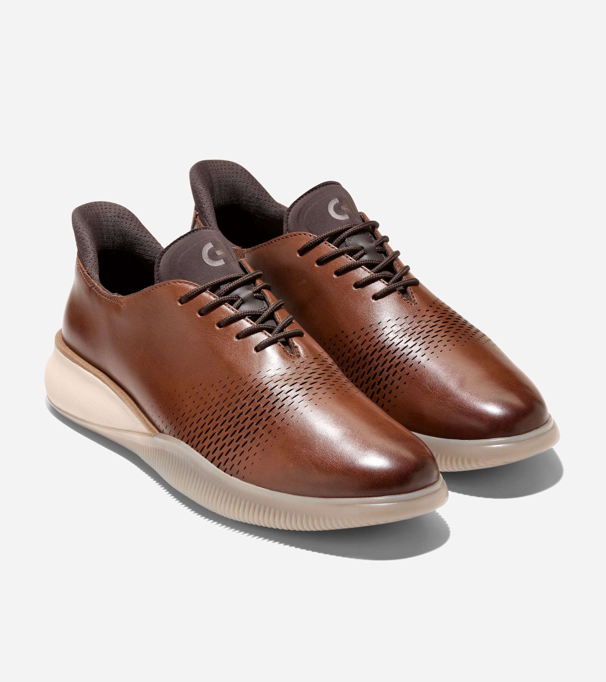 Men's 6.ZERØGRAND Laser Quick-On Oxfords 穿孔牛津鞋