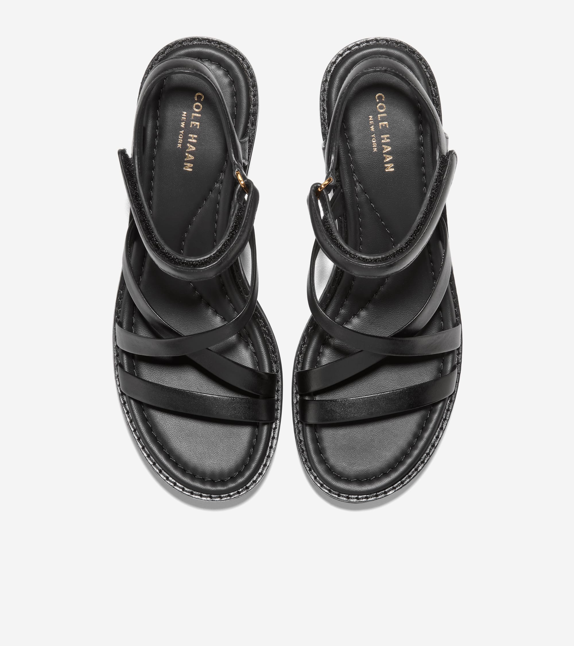 Women's GRAND AMBITION AZZURA STRAPPY WEDGE SANDALS 厚底楔型涼鞋