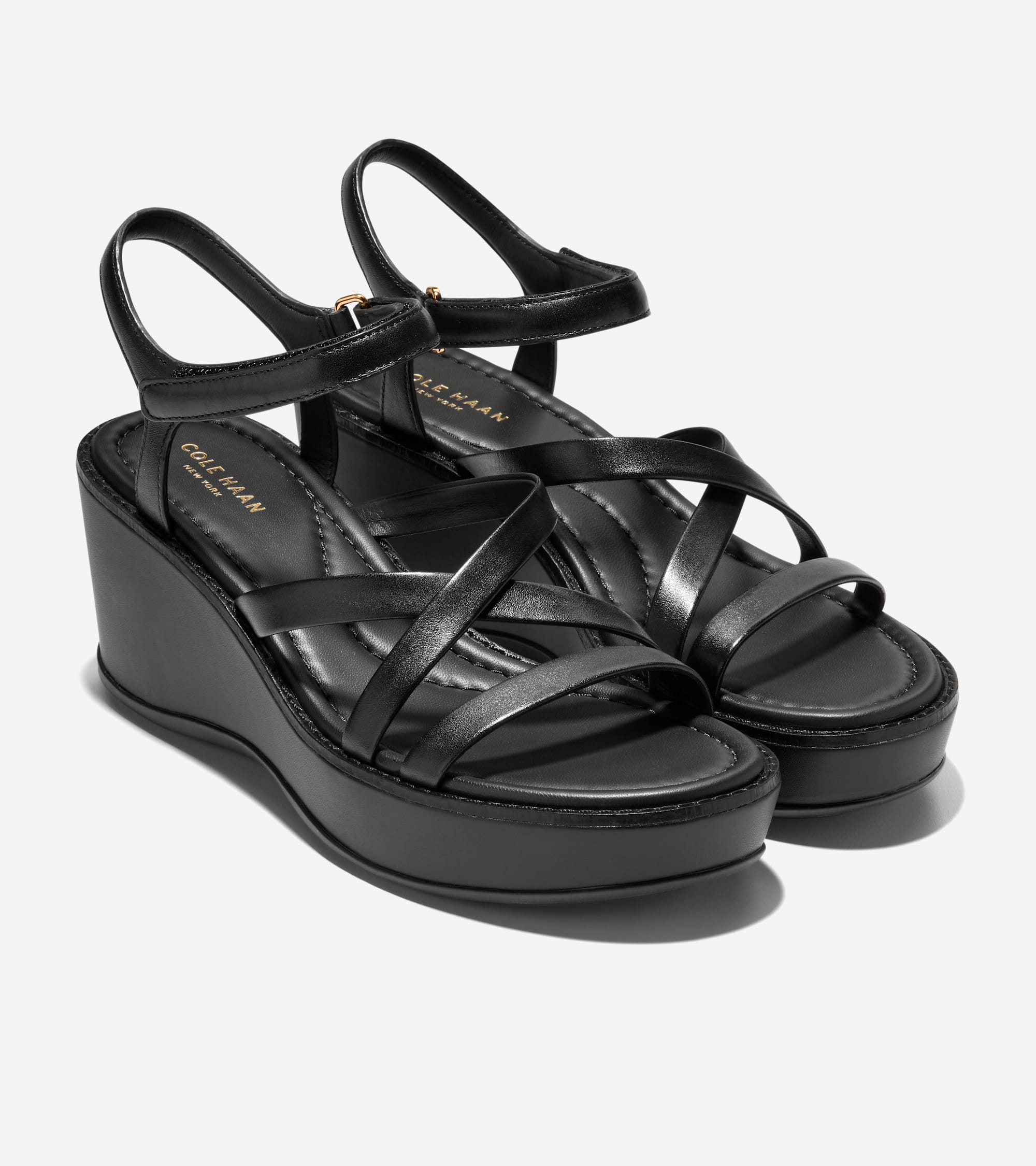Women's GRAND AMBITION AZZURA STRAPPY WEDGE SANDALS 厚底楔型涼鞋