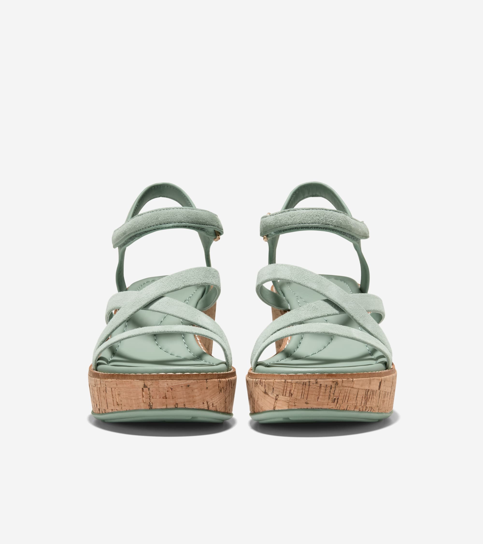 Women's GRAND AMBITION AZZURA STRAPPY WEDGE SANDALS 厚底楔型涼鞋